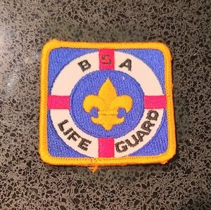 Vintage Boy Scouts Lifeguard Award Badge Patch